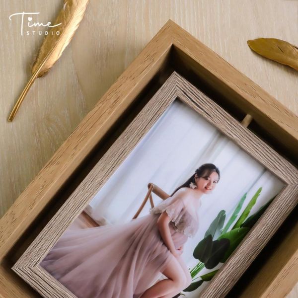 4*6吋 雙面旋轉相框【下單即贈兩張相片】質感小相匡 木製相框 氛圍感相框 