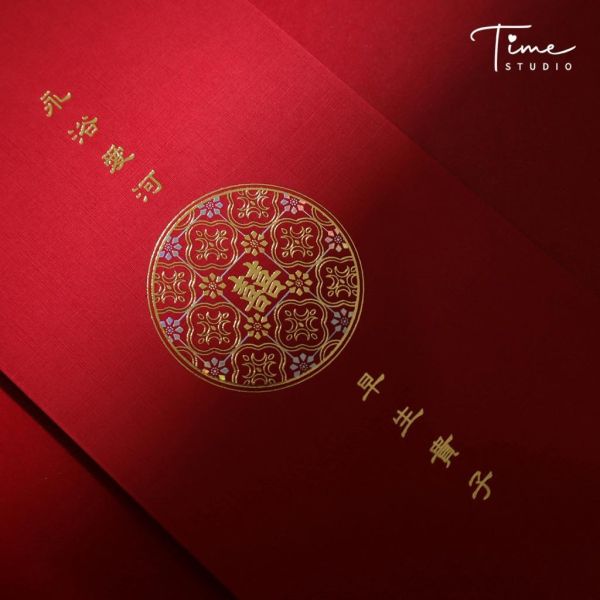 結婚用質感紅包袋 / 中西合併的經典 (3入) 