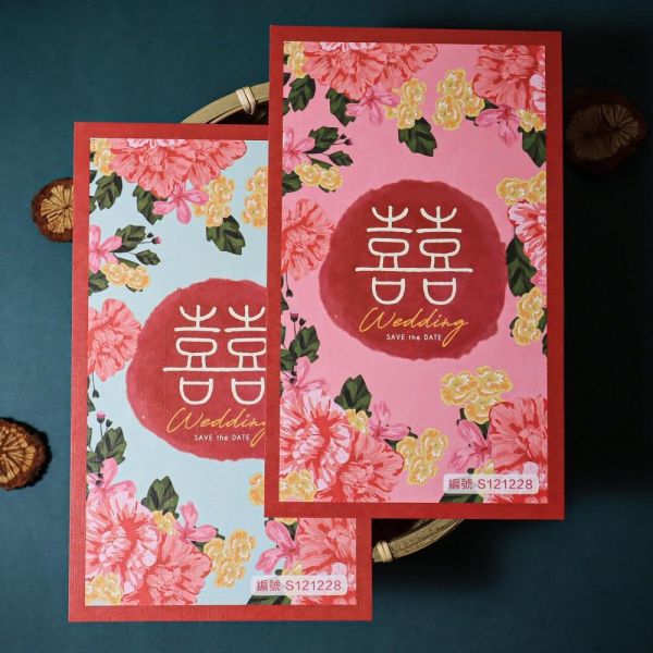 洛陽花｜單卡喜帖 
