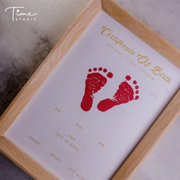 寶寶出生證書｜共兩款 寶寶紀念 寶寶腳印 出生證明 嬰兒紀念 出生紀念 成長紀念 