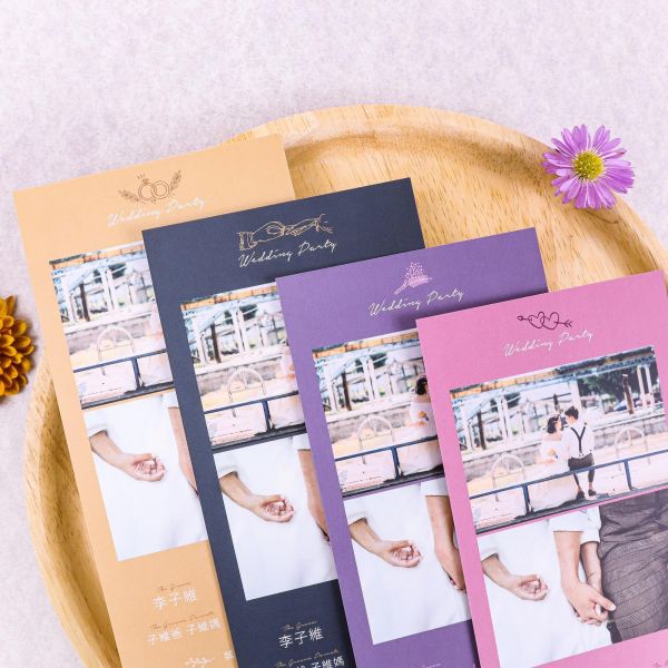 繡球花｜單卡喜帖 