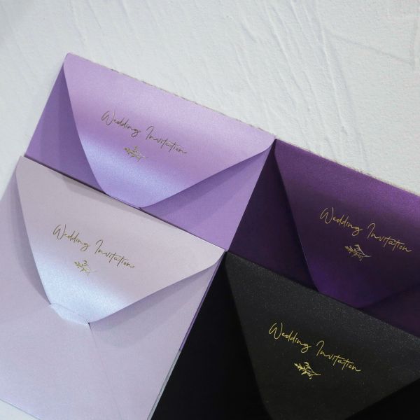 【加購 信封燙金服務】不含信封 信封燙金 西式信封 喜帖信封 多色燙金 設計師特製款 全台唯一 信封 