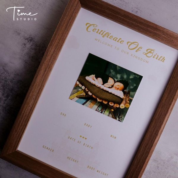 寶寶出生證書｜共兩款 寶寶紀念 寶寶腳印 出生證明 嬰兒紀念 出生紀念 成長紀念 