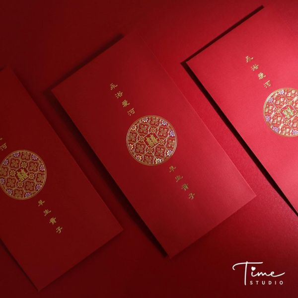 結婚用質感紅包袋 / 中西合併的經典 (3入) 
