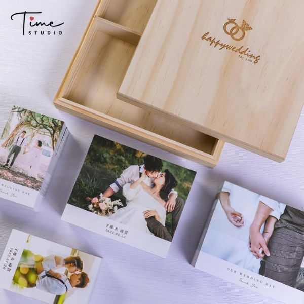 謝卡禮盒／名片+明信片款 (400張)｜優惠價 婚禮謝卡 雙面謝卡 結婚謝卡 結婚週邊 謝卡印刷 相片謝卡 名片謝卡 