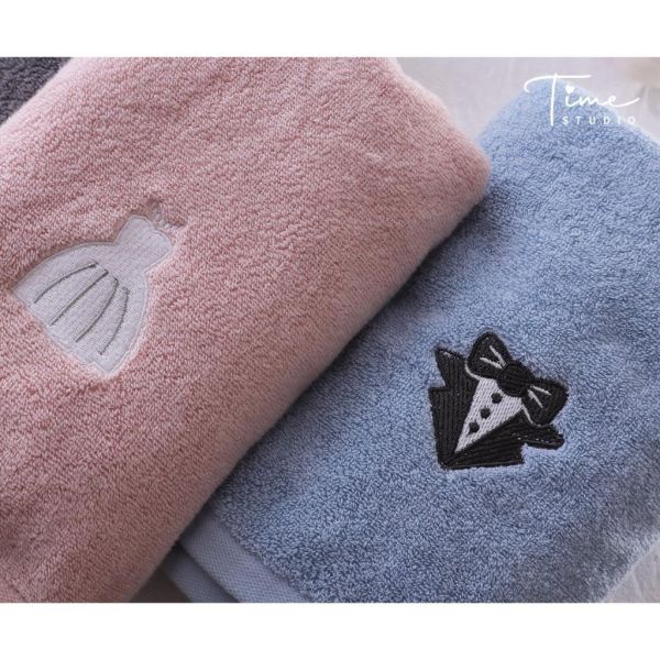 【結婚毛巾】台灣現貨 刺繡 毛巾 新婚禮 伴娘伴郎禮 小毛巾 訂做 訂製毛巾 客製化姓名 結婚 登記 新郎 新娘 禮品 