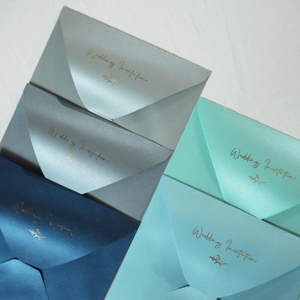 【加購 信封燙金服務】不含信封 信封燙金 西式信封 喜帖信封 多色燙金 設計師特製款 全台唯一 信封 