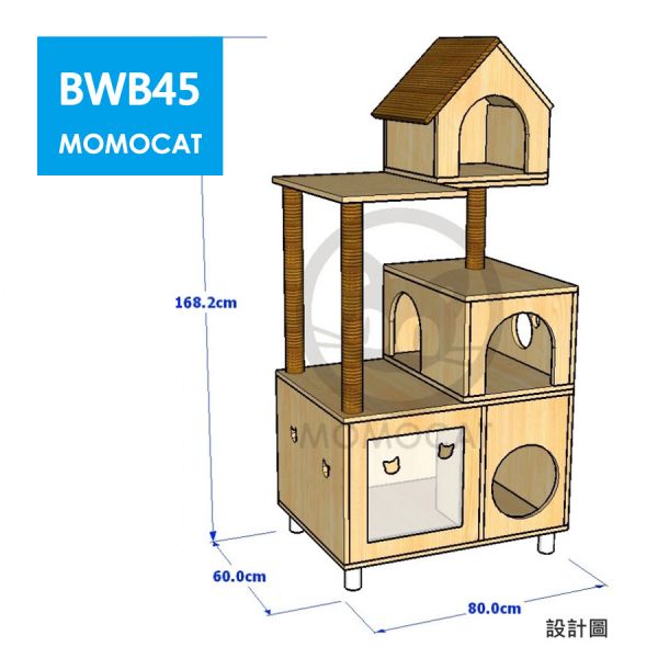 接單訂製【BWB45落砂道單盆貓砂屋跳台】台灣手工 貓跳台 貓砂櫃 貓砂屋 貓砂箱 貓廁所 貓櫃【MOMOCAT摸摸貓】 摸摸貓,momocat,貓跳台,台灣製,手工,實木,客製化,客製設計,catree,貓樹,貓爬架,貓跳臺,貓抓柱,貓抓板,貓,cat,貓砂屋,貓砂櫃,貓砂箱,貓廁所,貓櫃,貓籠,貓屋,貓房