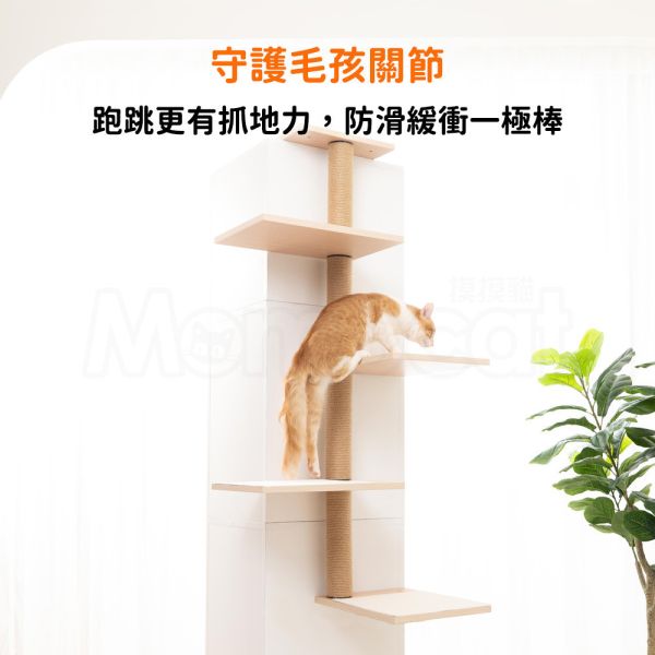 現貨【寵物防滑墊】木製貓跳台 曬貓架 天梯 加購止滑墊 貓地墊 加厚 免膠自黏 可剪裁拼接【MOMOCAT摸摸貓】M20 止滑墊