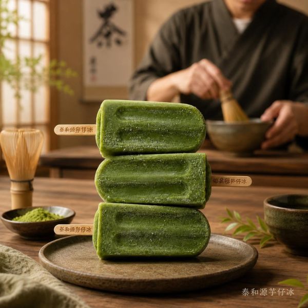 《泰和源芋仔冰》 冰棒 一箱20支抹茶口味 