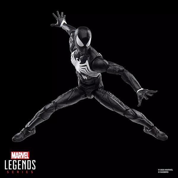 HASBRO 孩之寶 | Marvel Legends | 漫威 | 電玩 | Spider-Man 2 蜘蛛人 | Peter Parker Black Suit 彼得·帕克 (黑色戰衣/共生體戰衣/猛毒戰衣/黑化蜘蛛人) 高約15公分 | 可動完成品 | 全新未拆 | 現貨 