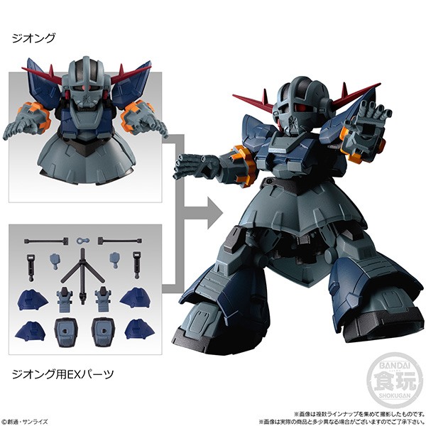 BANDAI 萬代 | 機動戰士鋼彈MOBILITY JOINT 第1彈 | 全8種 | 1中盒10入販售 (預訂2022年4月) 