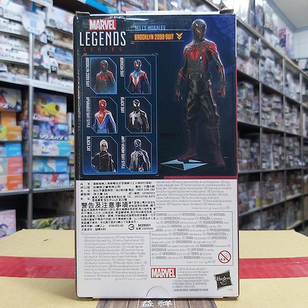 HASBRO 孩之寶 | Marvel Legends | 漫威 | 電玩 | Spider-Man 2 蜘蛛人 | Miles Morales Brooklyn 2099 Suit 邁爾斯 ·摩拉斯（布魯克林 2099 戰衣） 高約15公分 | 可動完成品 | 全新未拆 | 現貨 