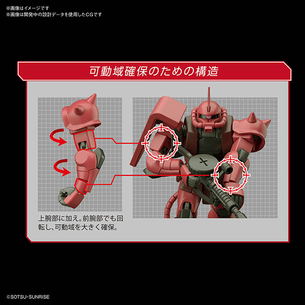 BANDAI 萬代 | HGUC #234 1/144 MS-06S 夏亞專用薩克Ⅱ | 紅薩克 | 組裝模型 