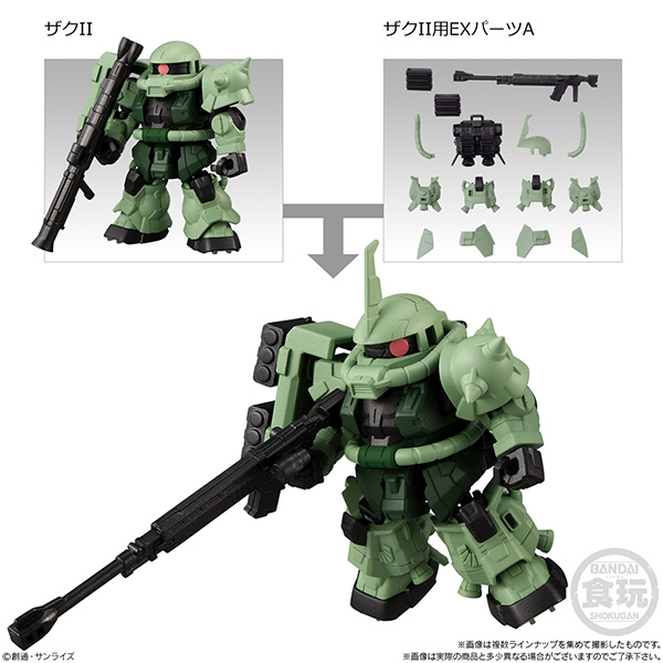 BANDAI 萬代 | 機動戰士鋼彈MOBILITY JOINT 第1彈 | 全8種 | 1中盒10入販售 (預訂2022年4月) 