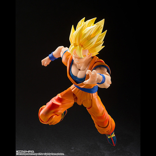 BANDAI 萬代 | S.H.Figuarts SHF 七龍珠Z 超級賽亞人 | 孫悟空 -決戰的開幕- 完全新規造形 | 臉部頭髮配件可換 | 可動完成品 | 全新未拆 | 現貨 