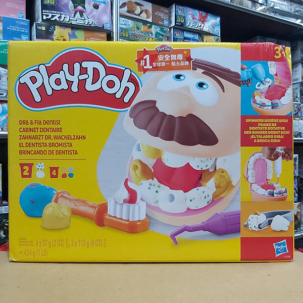 HASBRO 孩之寶 | Play-Doh 培樂多 | 鑲金小牙醫遊戲組 | 安全無毒 | 盒況不完美如圖 | 全新未拆 | 現貨 