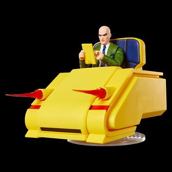 HASBRO 孩之寶 | SDCC限定 | 復古電視造型包裝 | Marvel Legends | 漫威傳奇 | X戰警 '97 | 6吋人物-X教授+黃色懸浮椅 | 人形高約15公分 | 可動完成品 | 全新未拆 | 現貨 