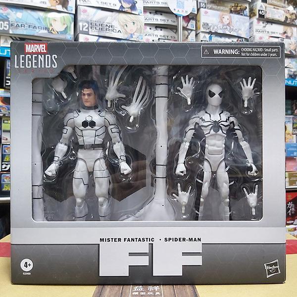 HASBRO 孩之寶 | Marvel Legends | 漫威6吋傳奇人物 - 驚奇四超人 | 未來基金會 | Spider-Man 蜘蛛人 & 驚奇先生 | 兩入組 | 高約15公分 | 可動完成品 | 全新未拆 | 現貨 