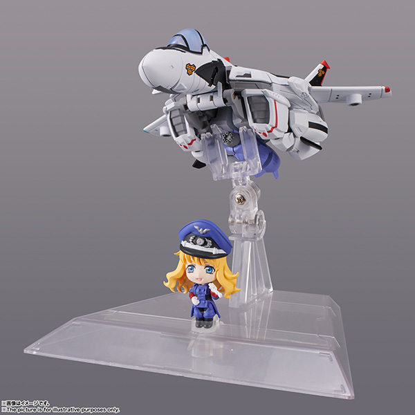 BANDAI 萬代 | TINY SESSION 超時空要塞F VF-25F 彌賽亞 阿爾特機&雪莉露 | 可變形 (預訂2022年11月) 