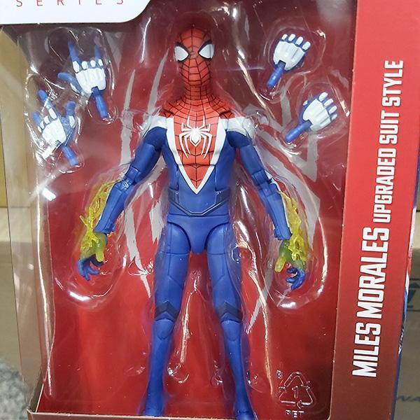 HASBRO 孩之寶 | Marvel Legends | 漫威 | 電玩 | Spider-Man 2 蜘蛛人 | Miles Morales Upgraded Suit Style 邁爾斯 ·摩拉斯（升級版戰衣 ） 高約15公分 | 可動完成品 | 全新未拆 | 現貨 