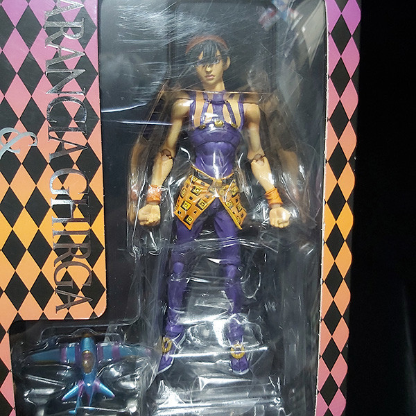 【老物全新未拆】日版 MEDICOS 超像可動 | JoJo的奇妙冒險 | 第五部 | 黃金之風 | 納蘭迦·吉爾各(吉爾卡)＆史密斯飛船(航空史密斯) | 可動完成品 | 盒況如圖 | 全新未拆 | 現貨 