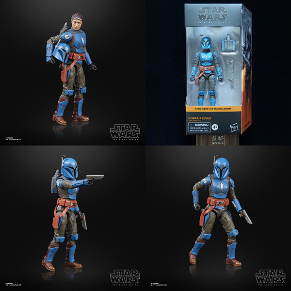 HASBRO 孩之寶 | THE BLACK SERIES 6" 黑標6吋 |  星際大戰 曼達洛人 KOSKA REEVES 科斯卡 | 李維 | 全新未拆 | 盒況如圖 | 現貨 