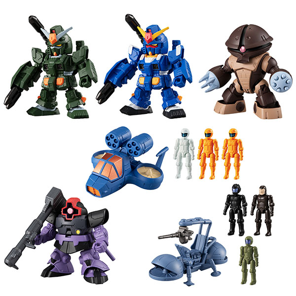 BANDAI 萬代 | 機動戰士鋼彈 | 微型戰場 | 第五彈 | 海外版 | 全6種 | 1中盒10入販售  