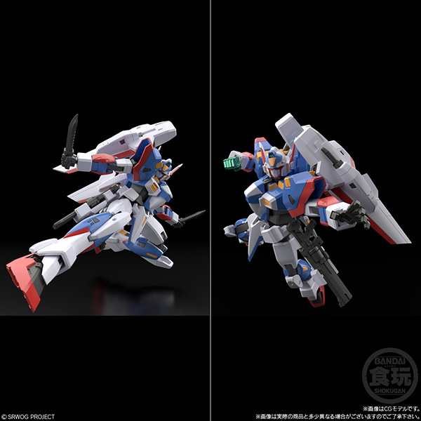 BANDAI 萬代 | SMP [SHOKUGAN MODELING PROJECT] 《超級機器人大戰OG》『SRX計畫』 R-1＆R-GUN 組裝模型 (預訂2023年1月) 