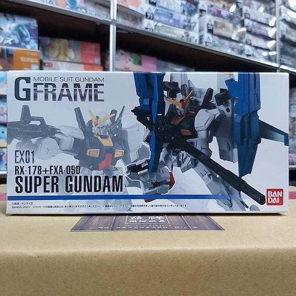 BANDAI 萬代 | 機動戰士鋼彈 | G-FRAME EX01 超級鋼彈 | 鋼彈mk2 | 鋼彈Mk-II | 全新未拆 | 現貨 