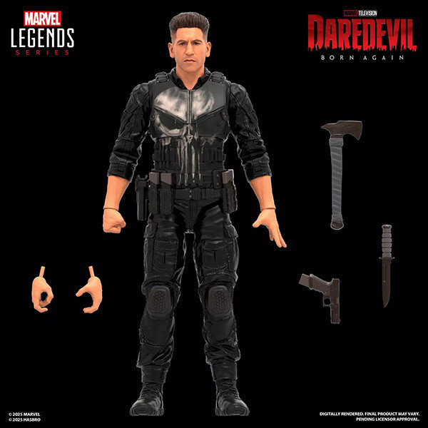HASBRO 孩之寶 | Marvel Legends 漫威傳奇 | 6吋 | Daredevil:Born Again 夜魔俠:重生 | Punisher 制裁者 | 可動完成品 | 全新未拆 | 現貨