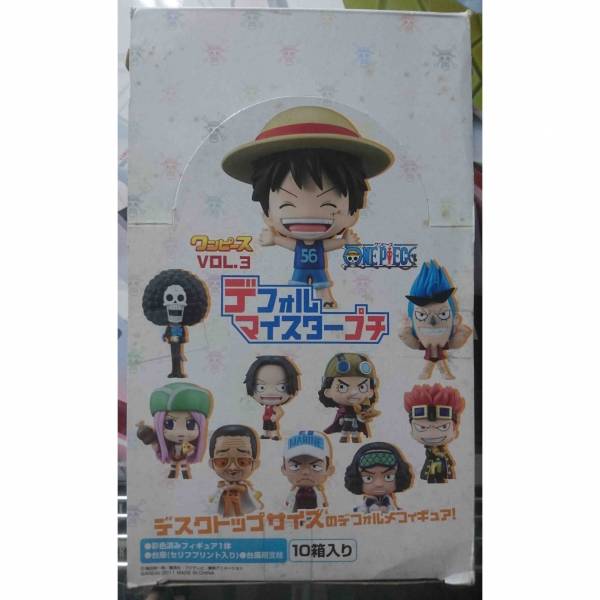 海賊王 航海王 Q版盒玩裝 第3彈 全10種 1中盒10入 航海王,海賊王,one piece,魯夫,艾斯,佛朗基,布魯克,騙人布,海軍,赤犬,青雉,黃猿