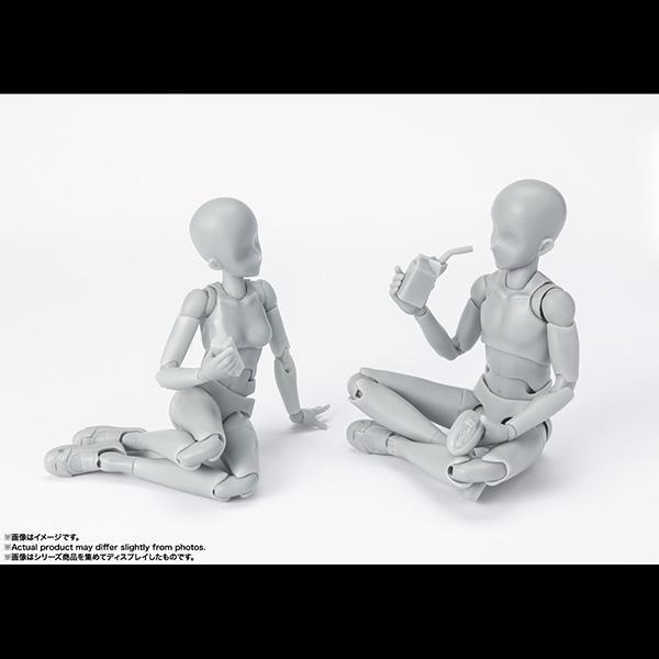 BANDAI 萬代 | S.H.Figuarts SHF 男性素體-School Life- Edition DX SET(灰色版) 素描繪畫用 | 可動完成品 | 全新未拆 | 現貨 