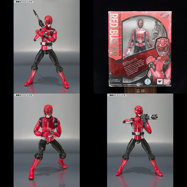 BANDAI 萬代 | S.H.Figuarts SHF | 特命戰隊 | Go Busters | 特命紅 | Red Buster 全新未拆 | 盒況如圖 