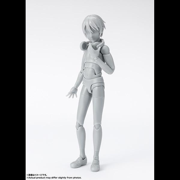 BANDAI 萬代 | S.H.Figuarts SHF 男性素體-School Life- Edition DX SET(灰色版) 素描繪畫用 | 可動完成品 | 全新未拆 | 現貨 