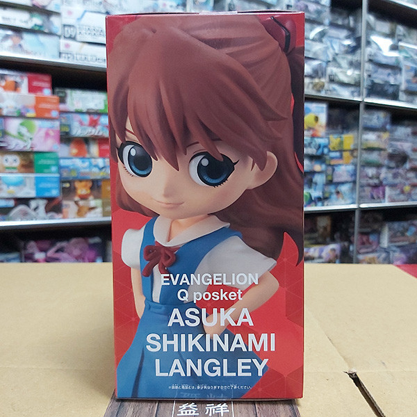 BANPRESTO 福音戰士新劇場版 | Q posket  Qposket 惣流·明日香·蘭格雷 | 制服 | A款 | 一般色 | 高約14cm 全新未拆 | 現貨 