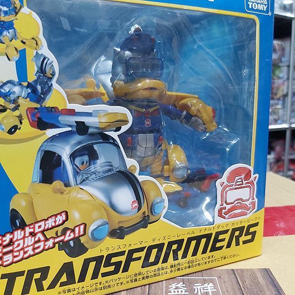 【2010年發售老物】TAKARA TOMY | 變形金剛 | 迪士尼系列 | 25週年紀念 | 唐老鴨 | Donald Duck 衝浪板 | 金龜車 | 可動完成品 | 全新未拆 | 現貨 