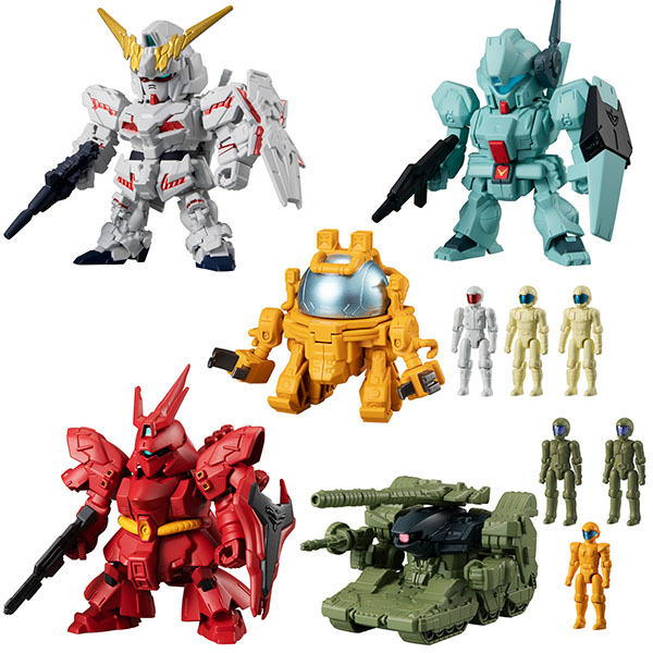 BANDAI 萬代 | 機動戰士鋼彈 | 微型戰場 | 第四彈 | 盒玩 | 全5種 | 1中盒10入 