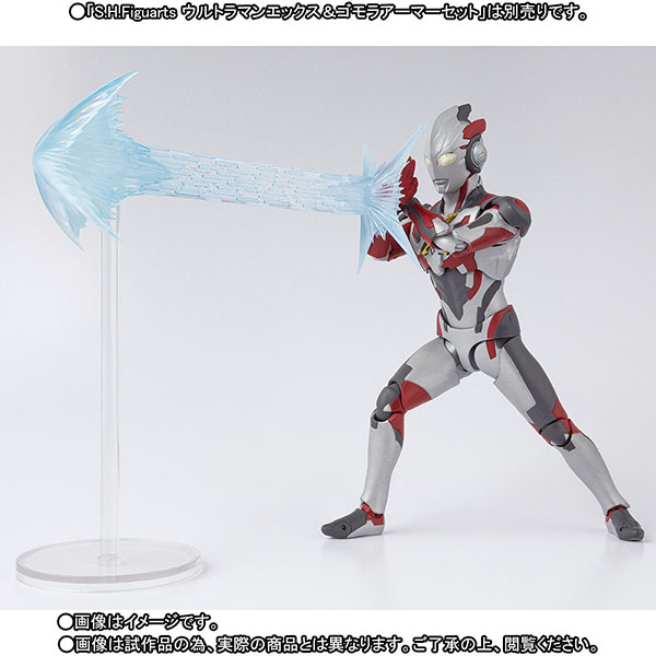 BANDAI 萬代 | 魂商店 | S.H.Figuarts SHF 超人力霸王X 奧特曼 | 怪獸武裝 | 武器配件套組(不含本體，含3種型態裝甲+光線特效+専用台座+交換用彩色計時器) 