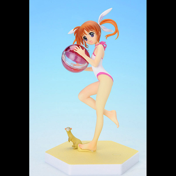 【絕版老物】WAVE CORPORATION BEACH QUEENS 魔法少女奈葉 The MOVIE 1st | 高町奈葉 | 泳裝版 | 高約14.5公分 | 1/10 PVC完成品 | 盒況如圖 | 全新未拆 | 現貨 