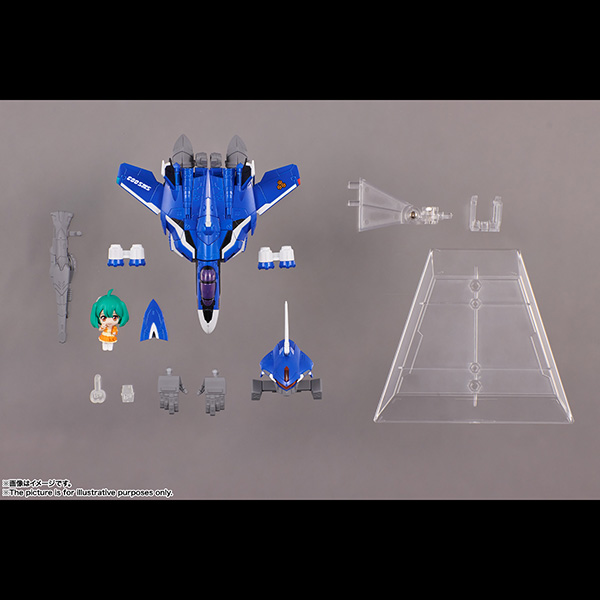 BANDAI 萬代 | TINY SESSION 超時空要塞F VF-25G 彌賽亞 | 米歇爾機&蘭花 | 可變形 (預訂2022年11月) 