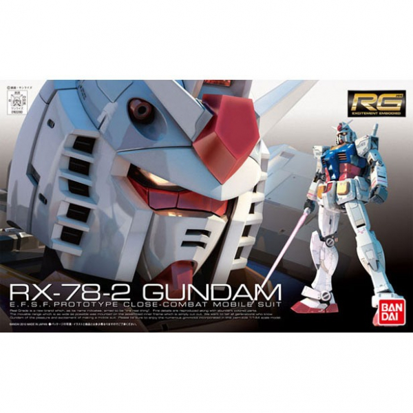 BANDAI 萬代 | RG #01 1/144 RX-78-2 鋼彈 | 組裝模型 | 現貨 