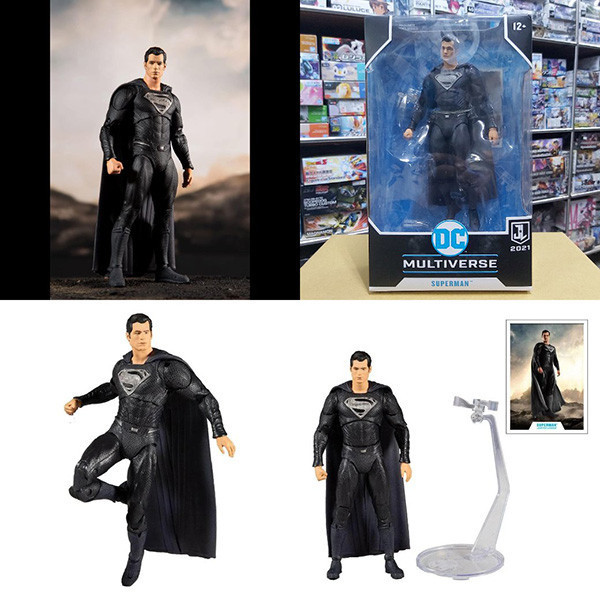 McFarlane Toys 麥法蘭 | 7吋 | 可動公仔 | DC 查克史奈德之正義聯盟 | 黑衣 | 超人 | 亨利卡維爾 | 全新未拆 | 現貨 