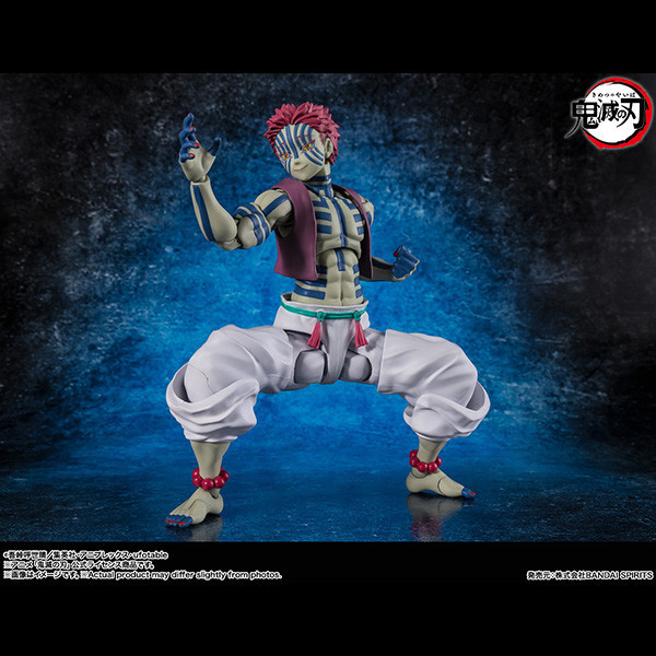 BANDAI 萬代 | S.H.Figuarts SHF 鬼滅之刃 | 上弦之參 | 上弦之三 | 猗窩座 | 可動完成品 | 全新未拆 | 現貨 