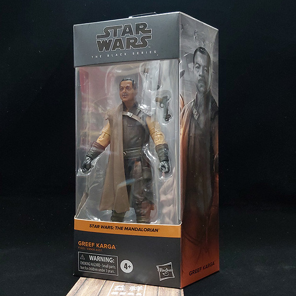 HASBRO 孩之寶 | THE BLACK SERIES 6" 黑標6吋 | Star Wars: The Mandalorian 星際大戰:曼達洛人 | GREEF KARGA 格里夫·卡加 | 全新未拆 | 現貨 