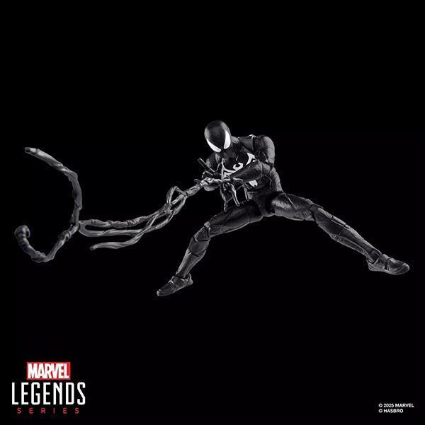 HASBRO 孩之寶 | Marvel Legends | 漫威 | 電玩 | Spider-Man 2 蜘蛛人 | Peter Parker Black Suit 彼得·帕克 (黑色戰衣/共生體戰衣/猛毒戰衣/黑化蜘蛛人) 高約15公分 | 可動完成品 | 全新未拆 | 現貨 