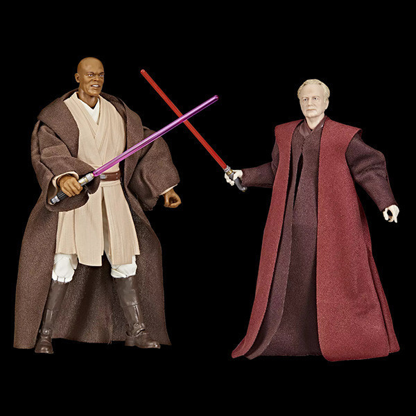 HASBRO 孩之寶 | 會場限定 | THE BLACK SERIES 6" 黑標6吋 | Star Wars: Revenge of the Sith 星際大戰:西斯大帝的復仇 | Mace Windu及Darth Sidious 魅使·雲度&達斯·西帝 | 白卜庭 | 雙入組 | 全新未拆 | 現貨