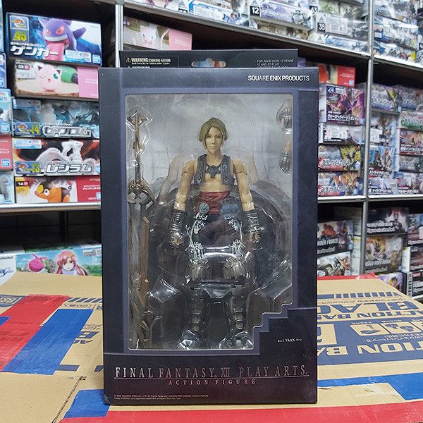 SQUARE ENIX | 史克威爾 艾尼克斯 | PLAY ARTS | FINAL FANTASY XII 最終幻想 | 太空戰士 12 VAAN 梵 | 梵恩 | 可動完成品 | 2007年商品 | 全新未拆 | 盒況如圖 