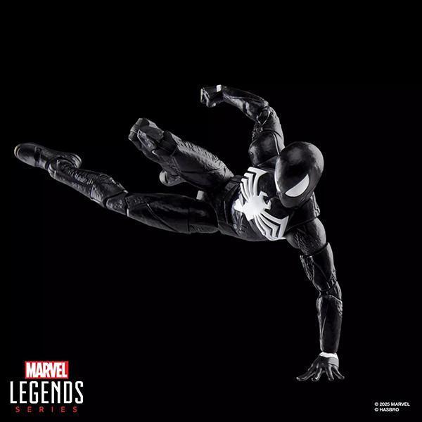 HASBRO 孩之寶 | Marvel Legends | 漫威 | 電玩 | Spider-Man 2 蜘蛛人 | Peter Parker Black Suit 彼得·帕克 (黑色戰衣/共生體戰衣/猛毒戰衣/黑化蜘蛛人) 高約15公分 | 可動完成品 | 全新未拆 | 現貨 