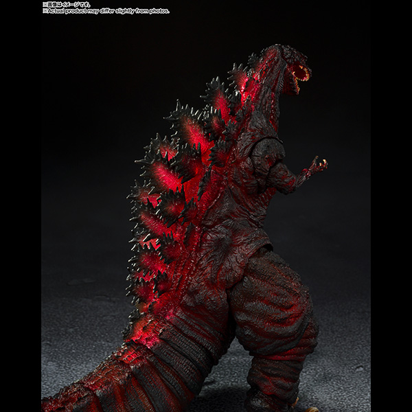 BANDAI 萬代 | S.H.MonsterArts SHM 哥吉拉 (2016) 第4型態 | 夜間戰鬥發光Ver. (預訂2023年3月) 